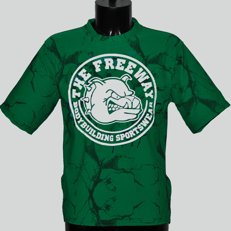ART.2272 MAGLIA STONDATA BODYBUILDING VERDE MARMORIZZATO ART.2272 MAGLIA STONDATA BODYBUILDING VERDE MARMORIZZATO