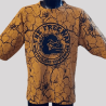 ART.2272 MAGLIA STONDATA BODYBUILDING SENAPE MARMORIZZATO